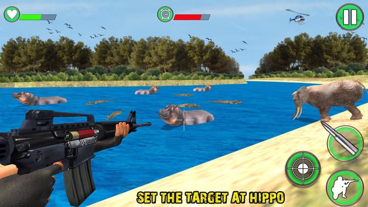 Jungle Animals Hunting Games : Real Shooting Game