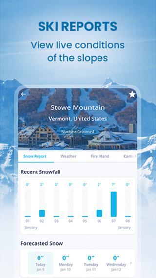 OnTheSnow Ski & Snow Report Ảnh chụp màn hình trò chơi