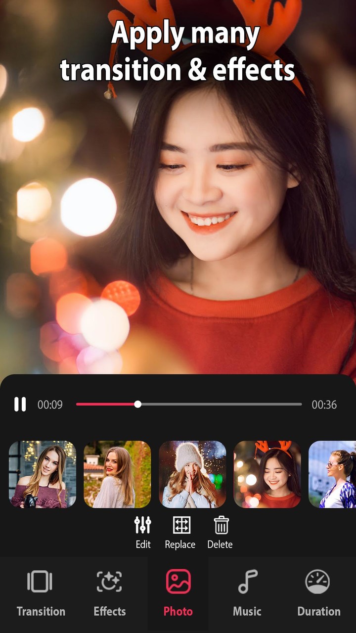 Photo Music Video Maker 2022 Ảnh chụp màn hình trò chơi