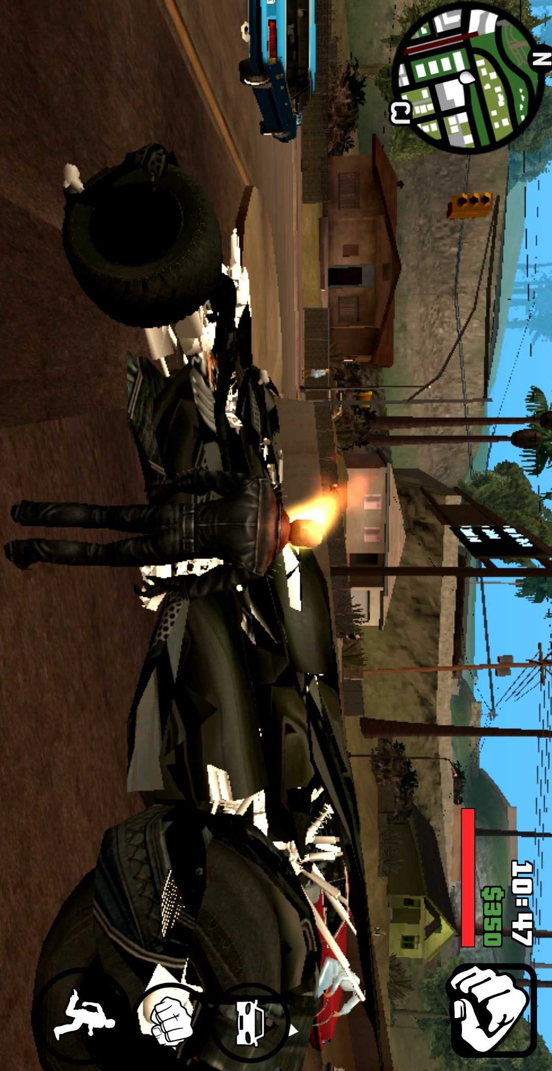 Grand Theft Auto: San Andreas(Ghost Rider รุ่นยานพาหนะพิเศษ) Game screenshot  3