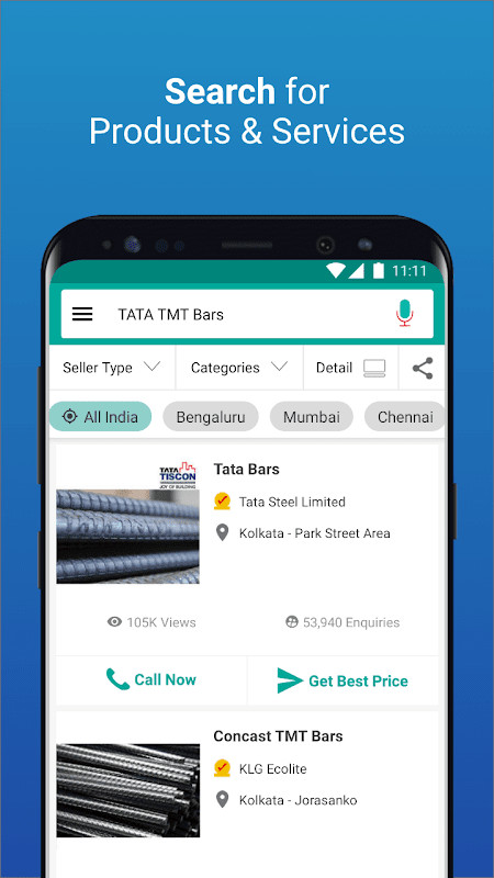 IndiaMART B2B Marketplace App‏