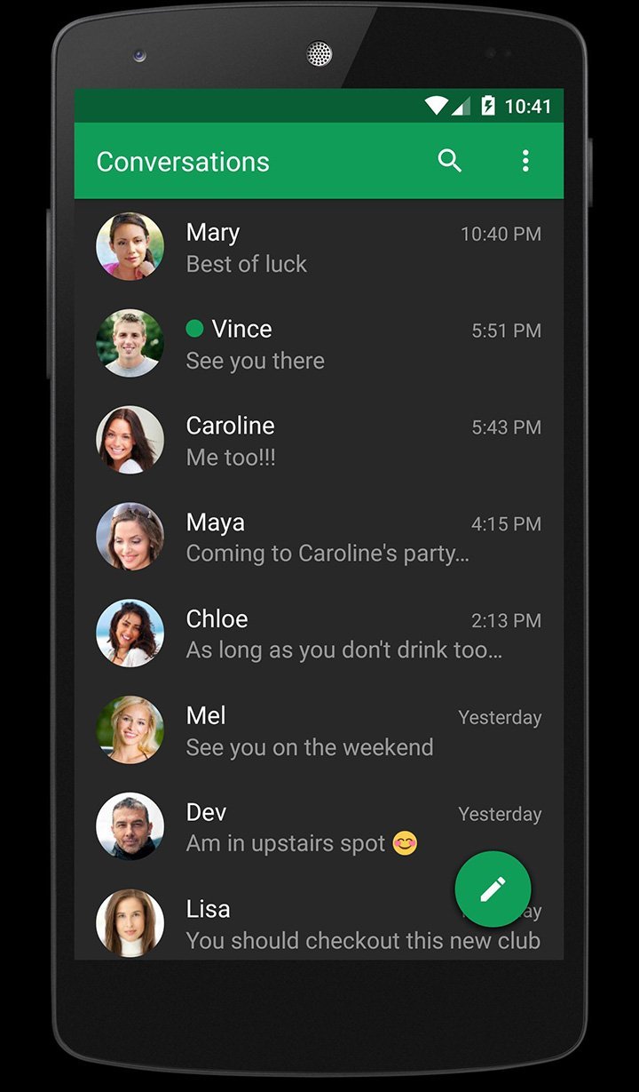 Chomp SMS(Paid features unlocked) screenshot image 2_modkill.com