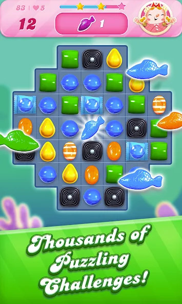 Candy Crush Saga(infinite life) screenshot image 3_modkill.com