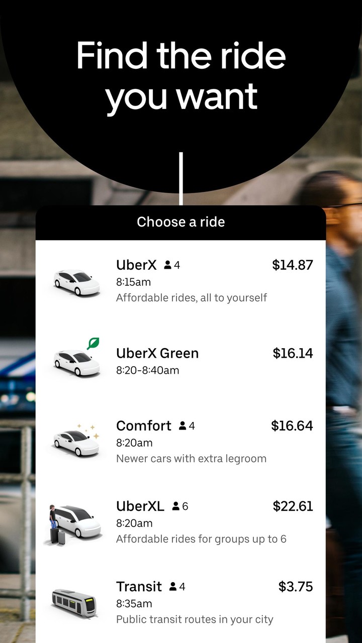 Uber - Request a ride_modkill.com