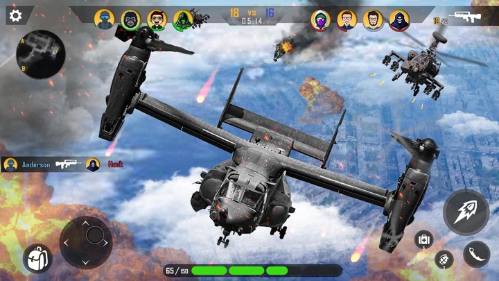 Gunship Air Combat Skyfighter_playmods.games