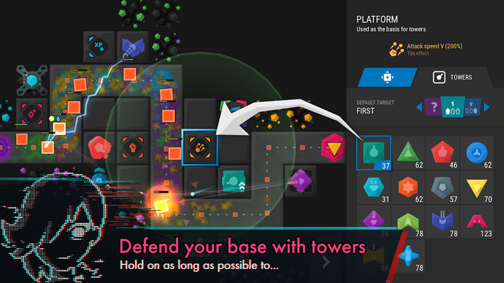 Infinitode 2 - Infinite Tower Defense(Unlimited Coins)_playmod.games