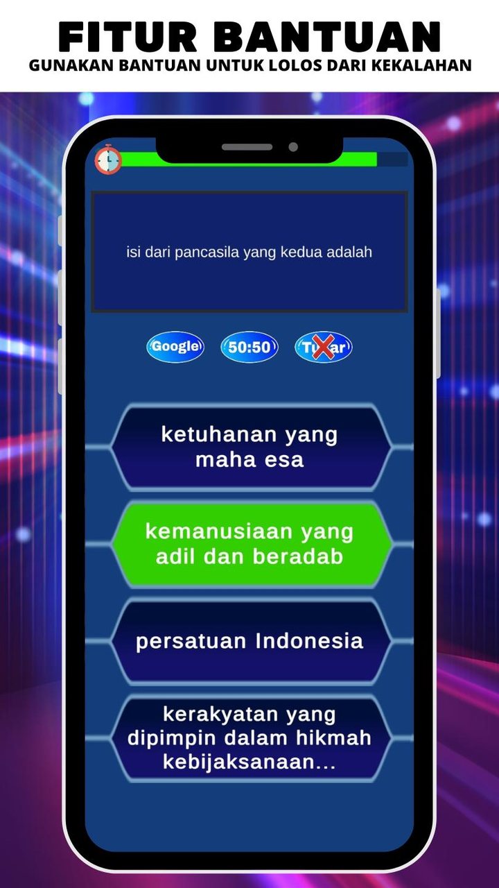 Kuis Millionaire Indonesia Pro Ảnh chụp màn hình trò chơi