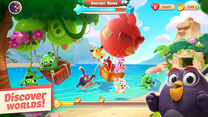 Angry Birds Journey(lots of gold coins) screenshot image 2_modkill.com