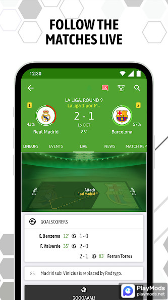 BeSoccer - Soccer Live Score(Subscribed) screenshot image 2_playmod.games