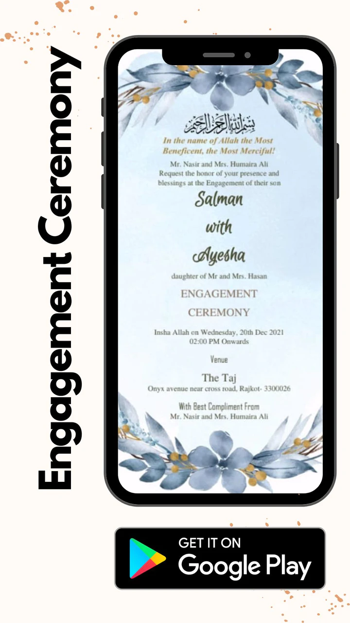 Download Muslim Wedding Card Maker MOD APK v1.4.7 for Android