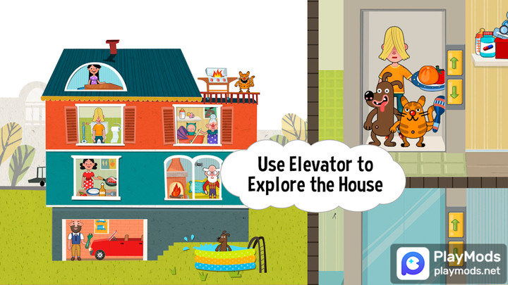 Pepi House: Happy Family(Experience full content) screenshot image 1_playmods.net