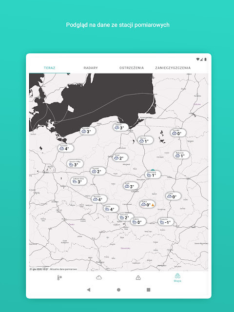 Meteo IMGW Prognoza dla Polski‏
