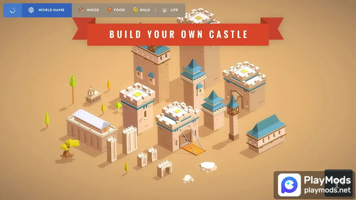 Pocket Build - Unlimited open-world building game(موارد غير محدودة) screenshot image 4