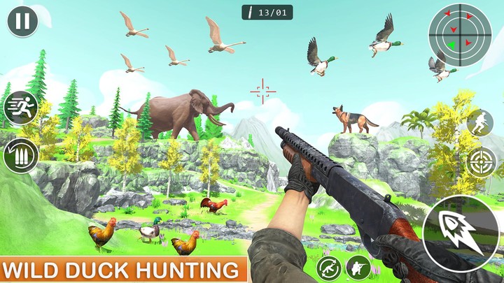 Duck hunter: Fps Shooting Game_modkill.com