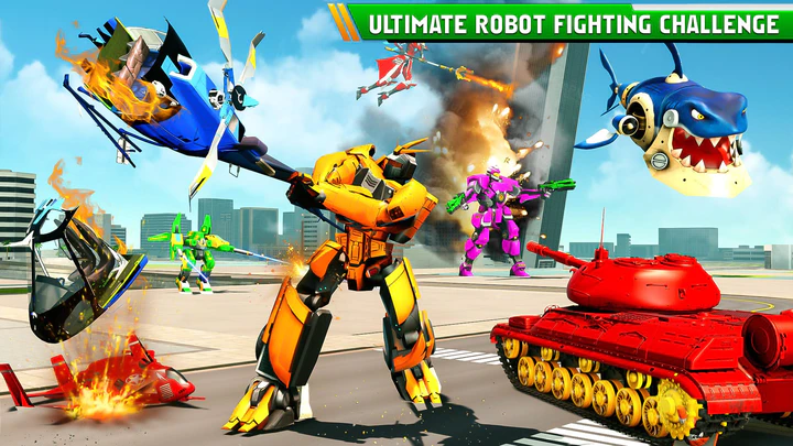 Download Multi Tank Robot Battle MOD APK  for Android