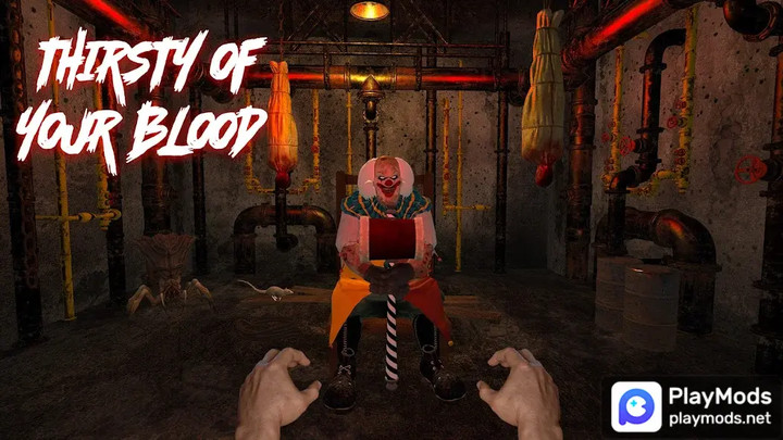 Horror Clown Scary Escape(قائمة وزارة الدفاع) screenshot image 1