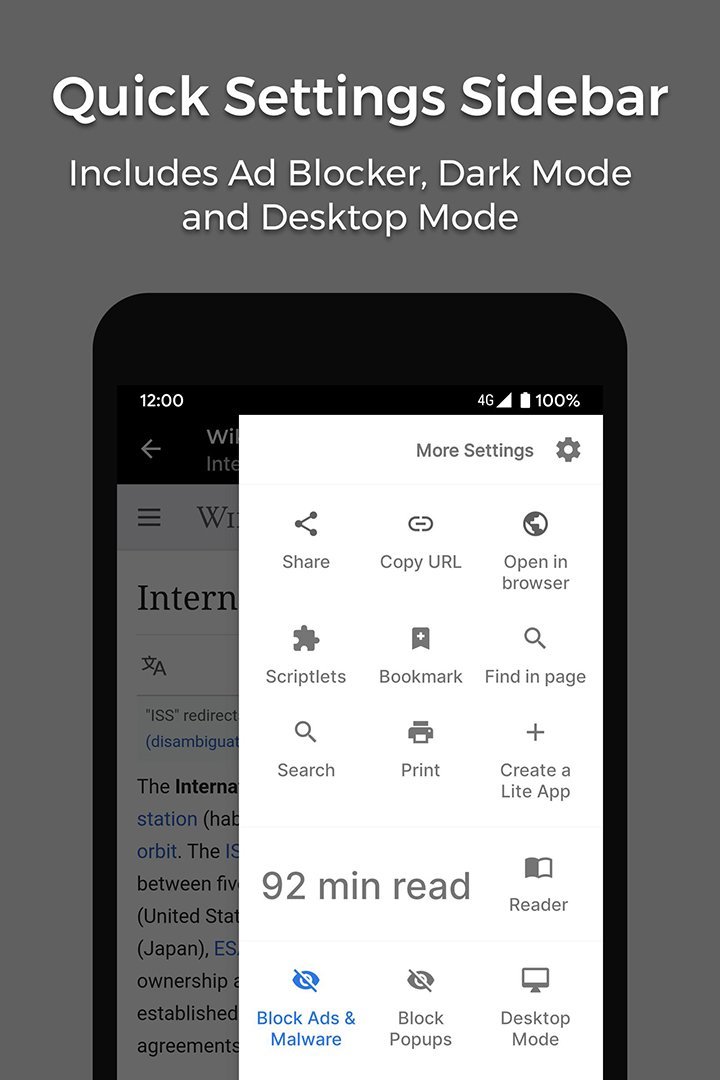 Hermit • Lite Apps Browser(Premium features Unlocked) screenshot image 2_modkill.com