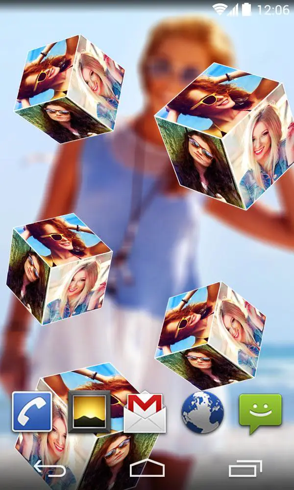 Download 3D Photo Cube Live Wallpaper MOD APK  for Android