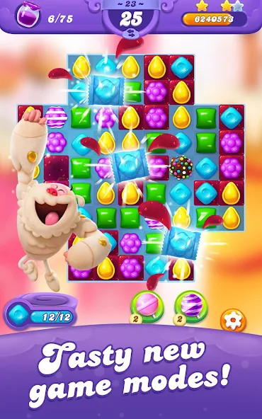 Candy Crush Friends Saga(Large number of life) screenshot image 1_playmods.games