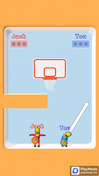 Basket Battle(Ad-free and rewarded) screenshot image 3_playmod.games