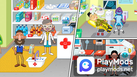 Pepi Hospital(Free Shopping) screenshot image 1_playmods.games