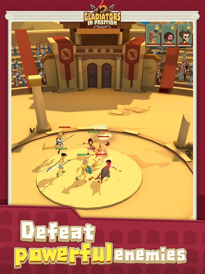 Gladiator in position(no watching ads to get Rewards) screenshot
