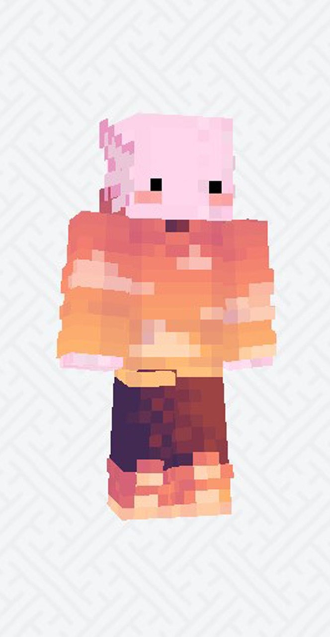 Axolotl Skin For Minecraft PE