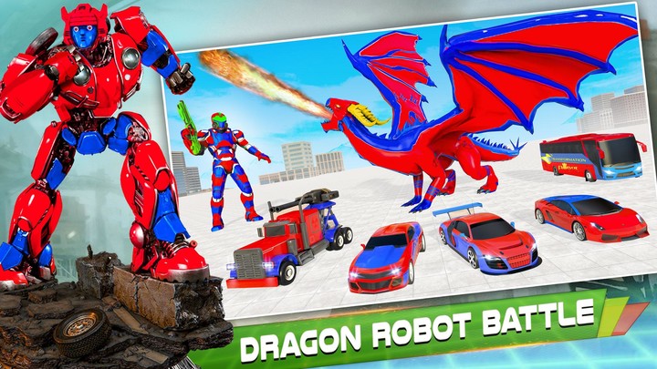 Dino Robot Transform: War Game Ảnh chụp màn hình trò chơi