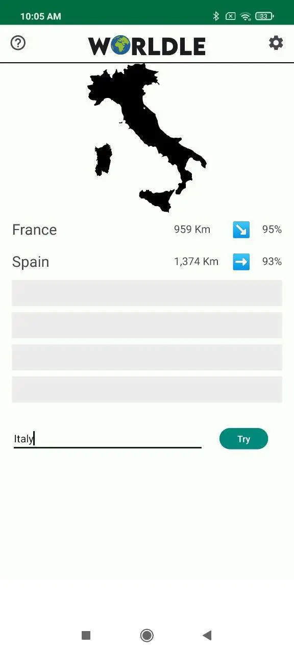 下载安卓版Worldle - Country Guess v1.17 应用