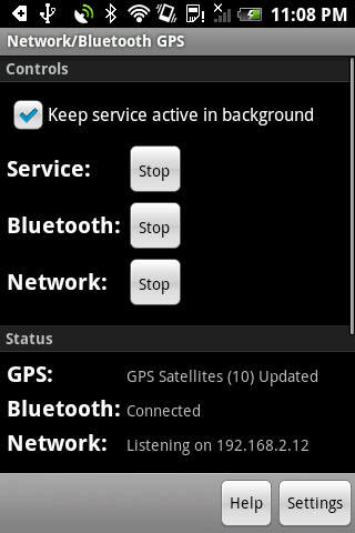 Network/Bluetooth GPS(Được trả tiền miễn phí) screenshot image 2 Ảnh chụp màn hình trò chơi