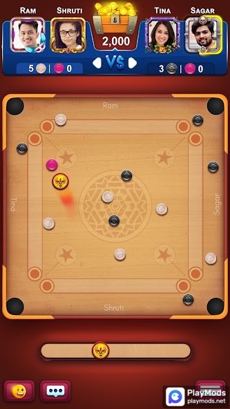 Carrom King(Unlimited Money) screenshot image 2_playmod.games