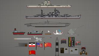 naval vessels For Melon Playground Mods