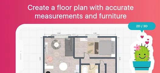 Room Planner: Trang trí nhà 3D(Đã mở khóa) screenshot image 3