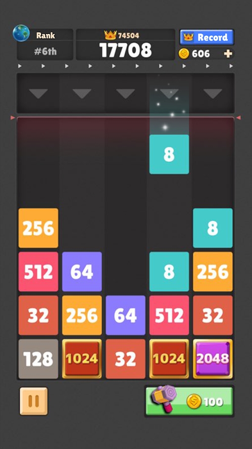 Drop The Number™ : Merge Game(เงินไม่จำกัด) Game screenshot  1