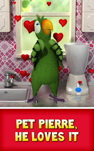 Talking Pierre the Parrot MOD APK 3.7.0.122 (Unlimited Money)_modkill.com
