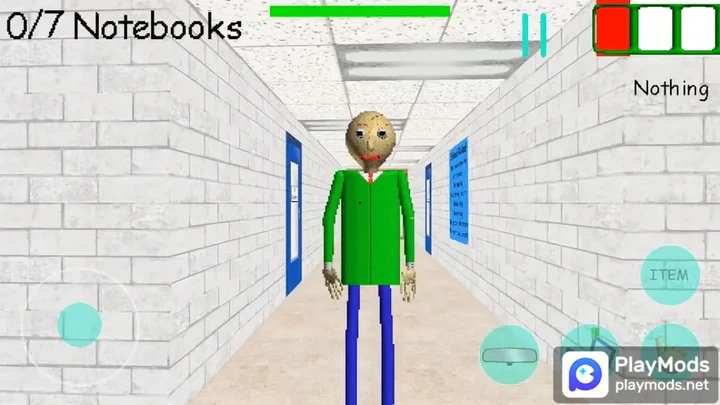 Baldi's Basics in Education mod menu by Groovy Gamer