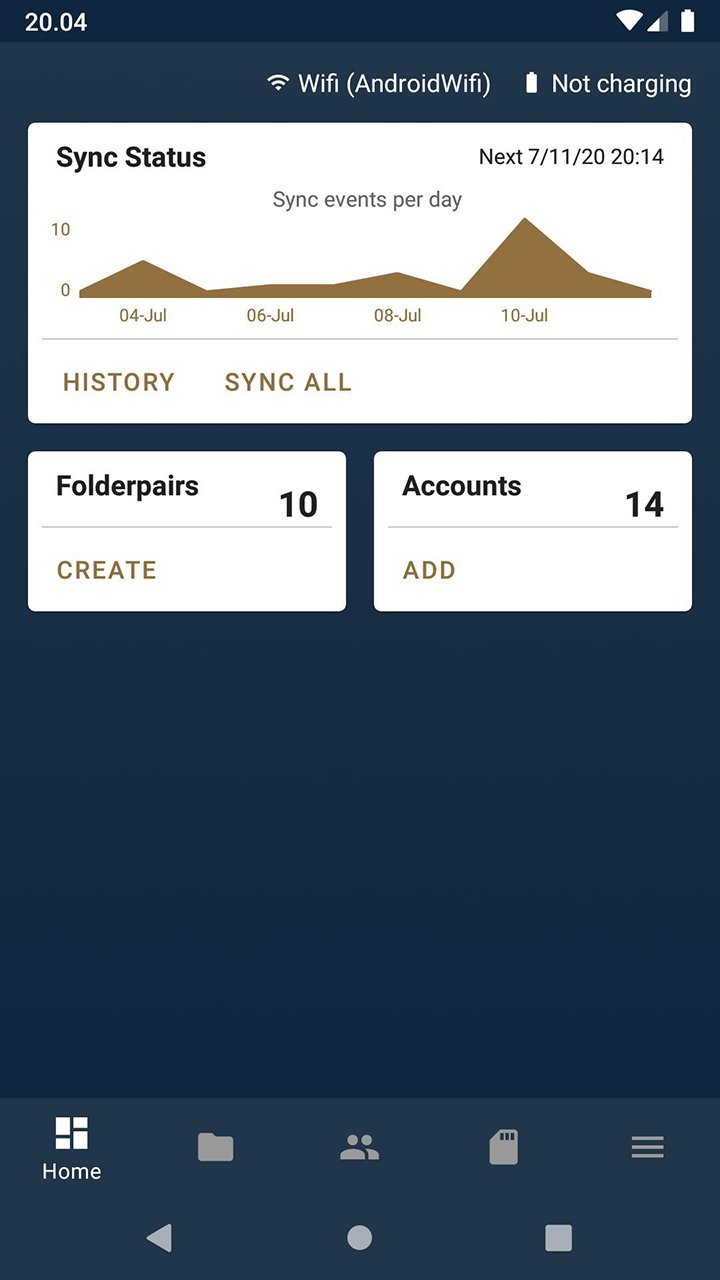 FolderSync Pro(Free download) screenshot image 1_playmod.games