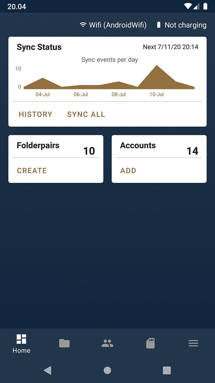 FolderSync Pro(Free download) screenshot image 1_playmods.games