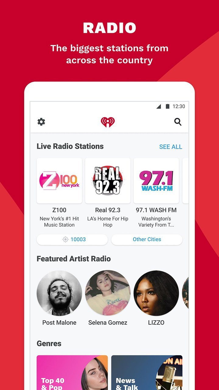 iHeart: Music, Radio, Podcasts(No ads) screenshot image 3_modkill.com