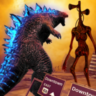 Free download Monster Smash City – Godzilla vs Siren Head(No Ads) v1.1.5 for Android