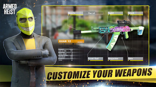 Armed Heist: ألعاب القتال(وضع الله) screenshot image 3