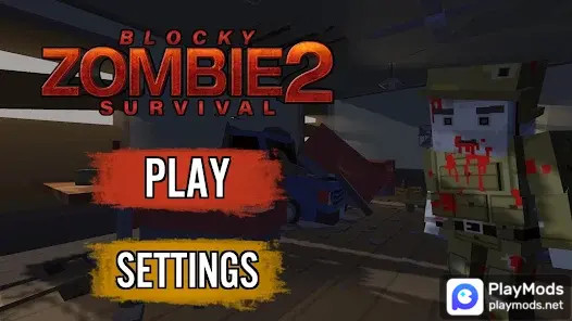 Blocky Zombie Survival 2‏(لا اعلانات) screenshot image 4