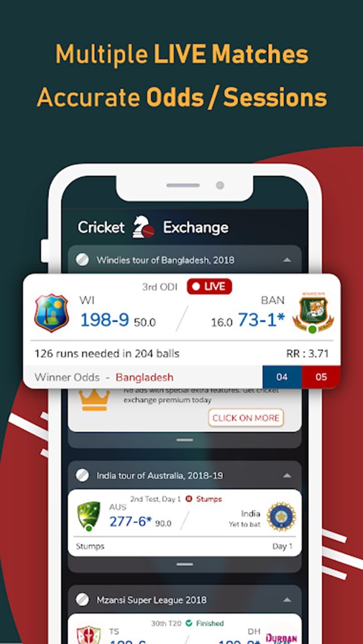 CREX - Cricket Exchange(Премиум-функции разблокированы) screenshot image 3