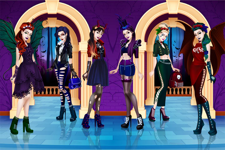 Descargar Chica Gótica Juego de Vestir MOD APK para Android Descargar Chica Gótica Juego de Vestir MOD APK para Android