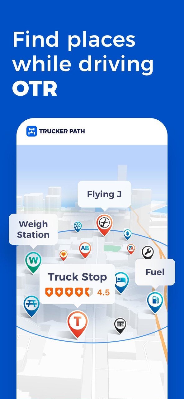 Trucker Path: Truck GPS Truck Stops Weigh Stations