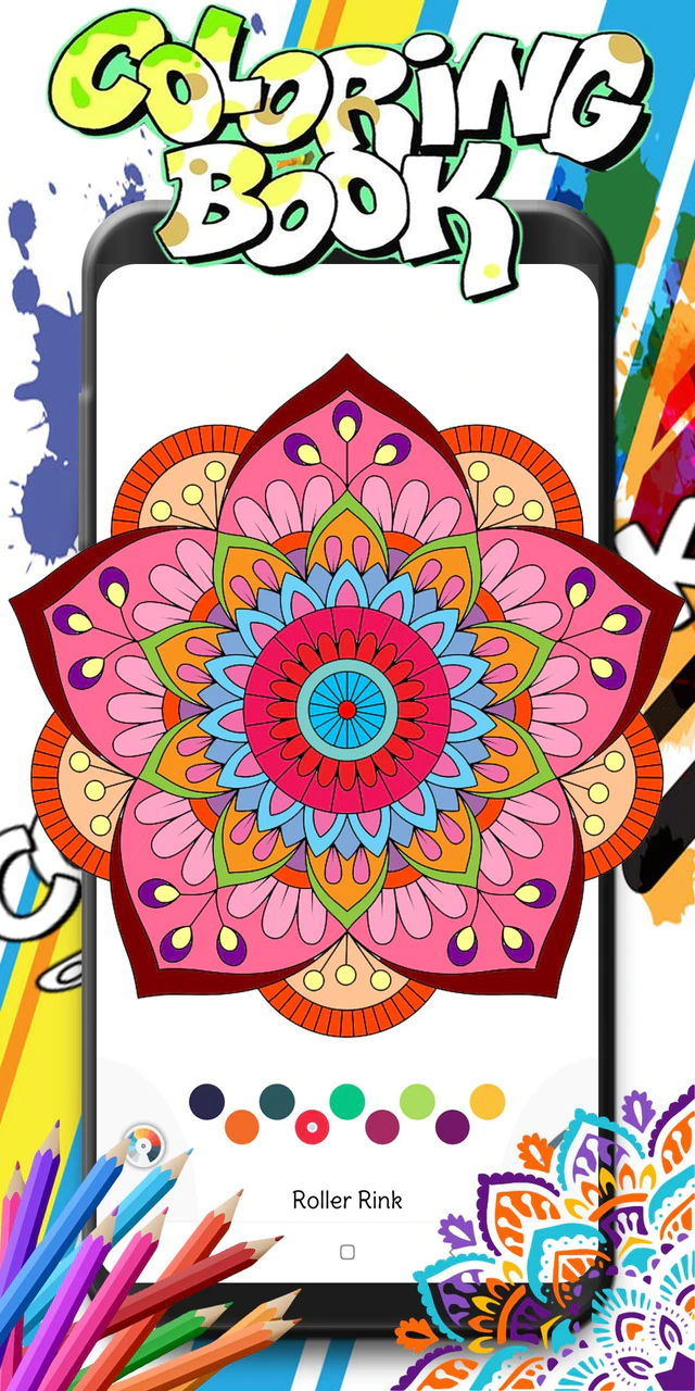 Download Mandala Coloring Book MOD APK v220.20 for Android