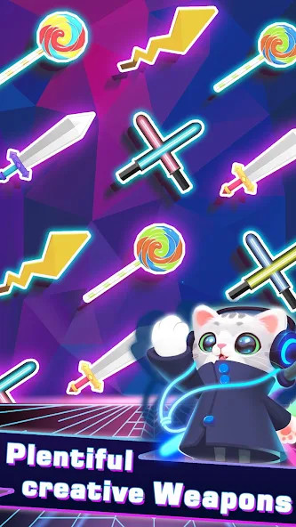 Sonic Cat - Slash the Beats(Unlimited Money) screenshot image 5_modkill.com
