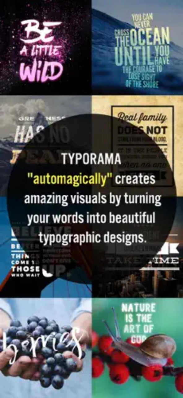 Typorama: Text on Photo Editor Ảnh chụp màn hình trò chơi