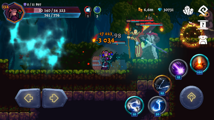Darkrise - Pixel Action RPG(عصري) screenshot image 1