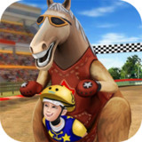 Sand sculpture horse racing_playmods.net
